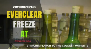 Everclear's Freezing Point: Uncovering the Temperature Threshold for This High-Proof Spirit