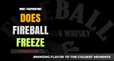 Fireball's Freezing Point: Discovering the Temperature It Turns Solid