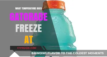 Chilling Gatorade: Discovering the Exact Freezing Point of Your Sports Drink