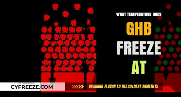GHB Freezing Point: Understanding Temperature Thresholds for Safe Storage