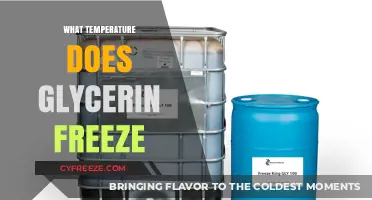 Understanding Glycerin's Freezing Point: Temperature Insights for Optimal Use