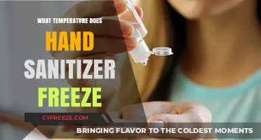 At What Temperature Does Hand Sanitizer Freeze? A Guide
