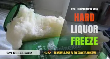 When Does Hard Liquor Freeze? Exploring Alcohol's Freezing Point