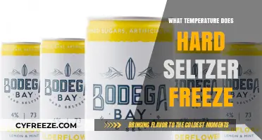 Chilling Hard Seltzer: Discover the Freezing Point for Perfect Refreshment