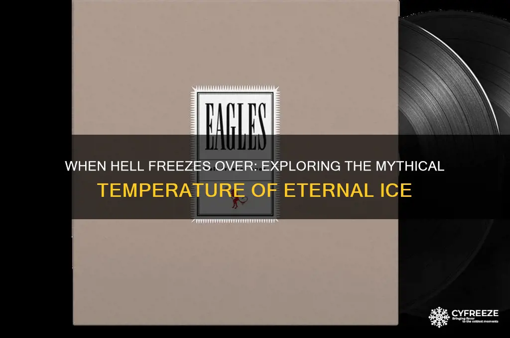 what temperature does hell freeze