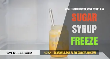 Honey Bee Sugar Syrup Freezing Point: Temperature Guide for Beekeepers