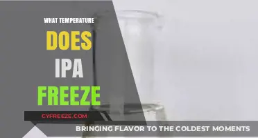 IPA Freezing Point: Understanding When Your Craft Beer Turns to Ice