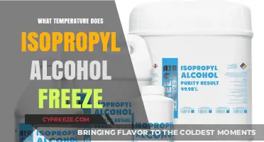 Isopropyl Alcohol Freezing Point: Understanding Its Temperature Threshold