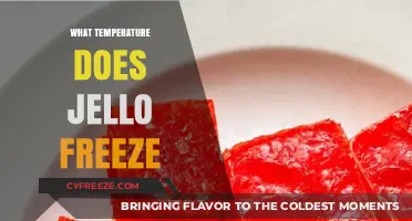 Jello Freezing Point: Understanding the Temperature for Solid Gelatin