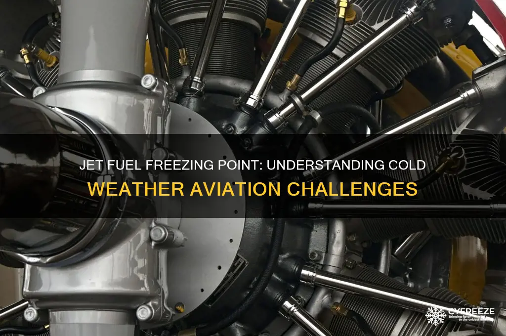 what temperature does jet fuel freeze