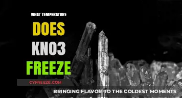 Understanding the Freezing Point of Potassium Nitrate (KNO3)