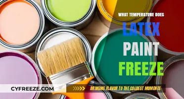 Latex Paint Freezing Point: Protecting Your Paint in Cold Weather