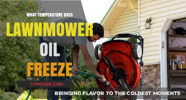 Lawnmower Oil Freezing Point: What Temperature Causes It to Freeze?