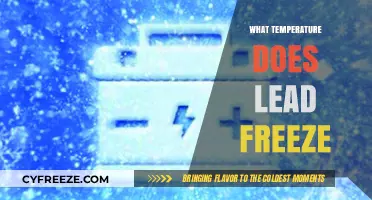 Understanding Lead's Freezing Point: Temperature Thresholds and Applications