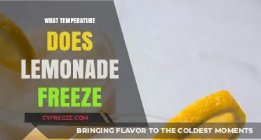Chilling Lemonade: Discover the Exact Freezing Point for Perfect Slushies