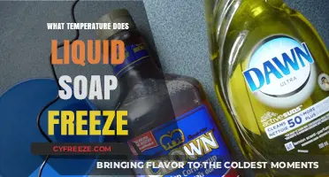 Liquid Soap Freezing Point: Understanding Temperature Thresholds for Solidification