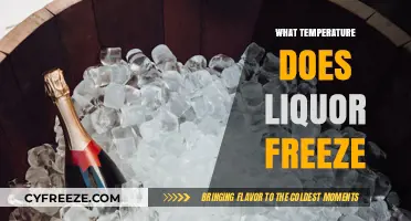 Liquor's Freezing Point: Understanding When Your Spirits Solidify