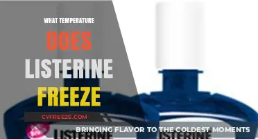 At What Temperature Does Listerine Freeze? A Complete Guide