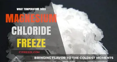 Magnesium Chloride Freezing Point: Understanding Its Temperature Threshold