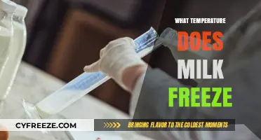 At What Temperature Does Milk Freeze? A Complete Guide
