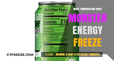 Chilling Monster Energy: At What Temperature Does It Freeze?