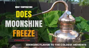 At What Temperature Does Moonshine Freeze? A Guide