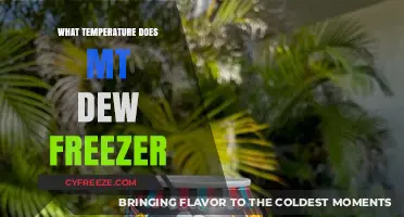Chilling Mt Dew: Discover the Perfect Freezer Temperature for Your Soda