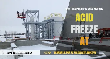 Understanding Muratic Acid's Freezing Point: Temperature Insights and Applications