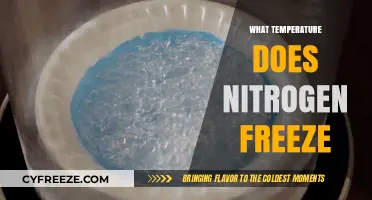 Nitrogen's Freezing Point: Exploring the Temperature of Solid Nitrogen