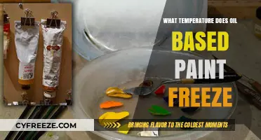 Oil-Based Paint Freezing Point: Understanding Temperature Thresholds for Storage