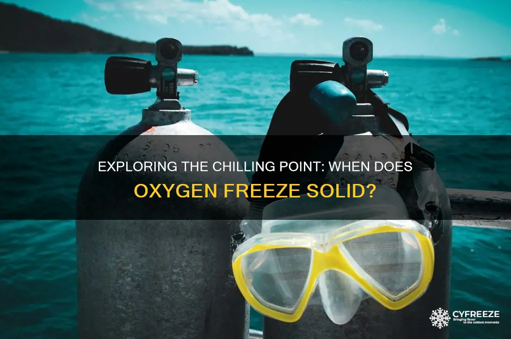what temperature does oxygen freeze