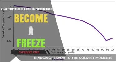 PDB Paradichlorobenzene Freezing Point: Temperature Threshold Explained