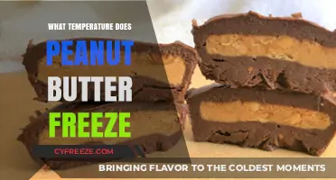 At What Temperature Does Peanut Butter Freeze Solidly?