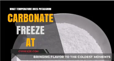 Understanding the Freezing Point of Potassium Carbonate: A Detailed Guide