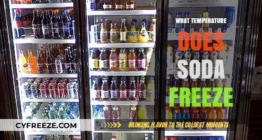 Chilling Soda: Discovering the Exact Temperature It Freezes At