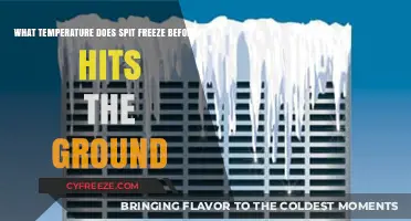 When Does Spit Freeze Mid-Air? Exploring the Chilling Temperature Threshold