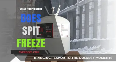 At What Temperature Does Spit Freeze? Exploring the Science Behind It