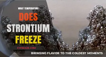 Strontium's Freezing Point: Unveiling the Temperature of Its Solid Transformation