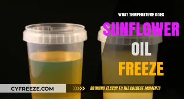 Sunflower Oil Freezing Point: Temperature Guide for Storage and Use