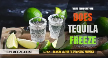 Tequila's Freezing Point: Unveiling the Chilling Temperature Mystery