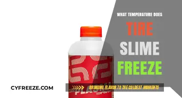 Tire Slime Freezing Point: When Does It Freeze in Cold Weather?