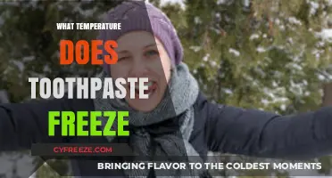 At What Temperature Does Toothpaste Freeze? A Complete Guide