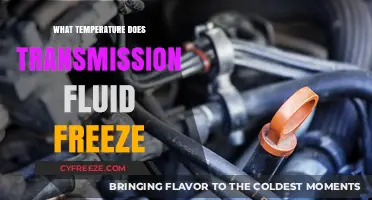 Transmission Fluid Freezing Point: When Does It Freeze in Cold Weather?