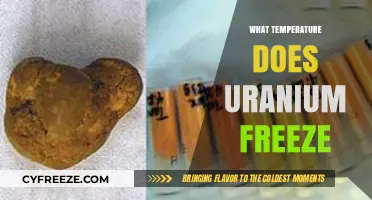 Uranium's Freezing Point: Unveiling the Critical Temperature Threshold