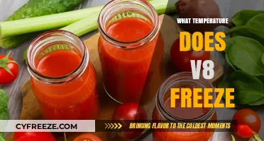 What Temperature Does V8 Juice Freeze At? A Guide