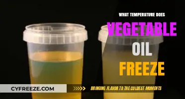 When Does Vegetable Oil Freeze? Understanding Its Freezing Point