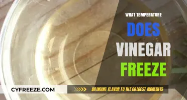 Vinegar's Freezing Point: Understanding When It Turns to Ice