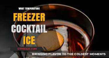 Perfect Freezer Temperature for Crafting Crystal-Clear Cocktail Ice Cubes