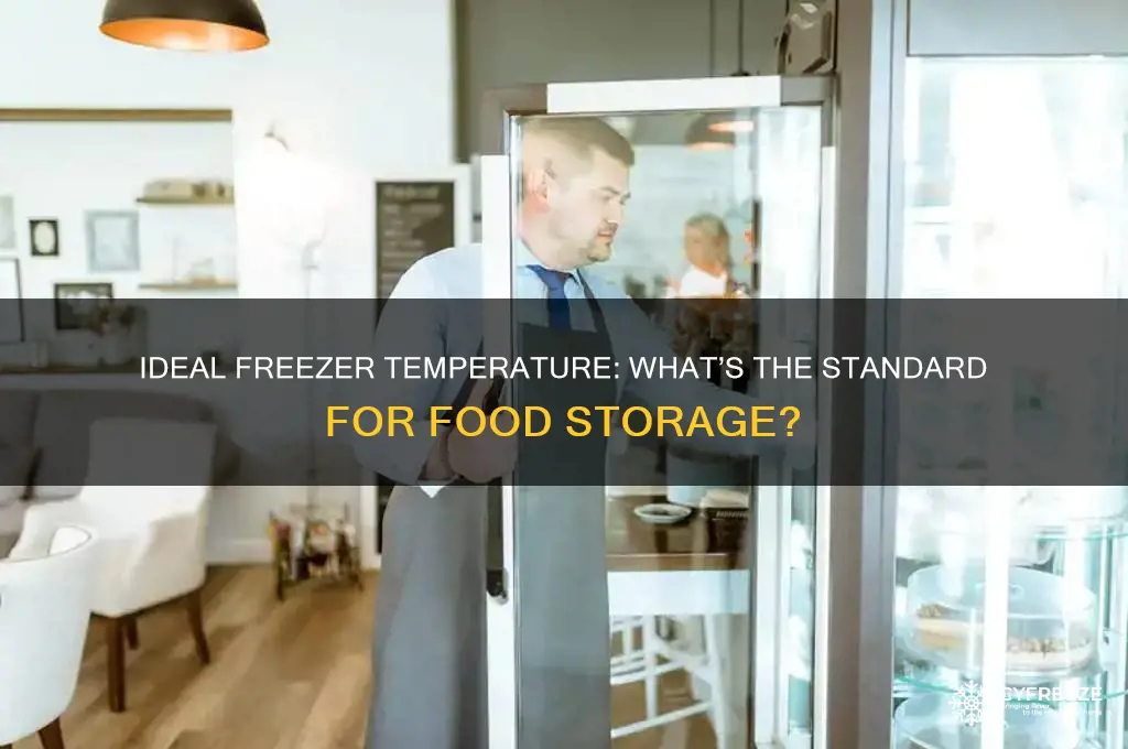 what temperature is a standard freezer
