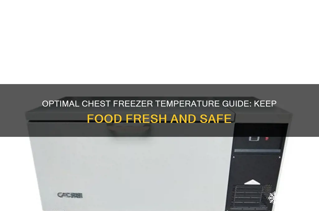 what temperature should a chest freezer be